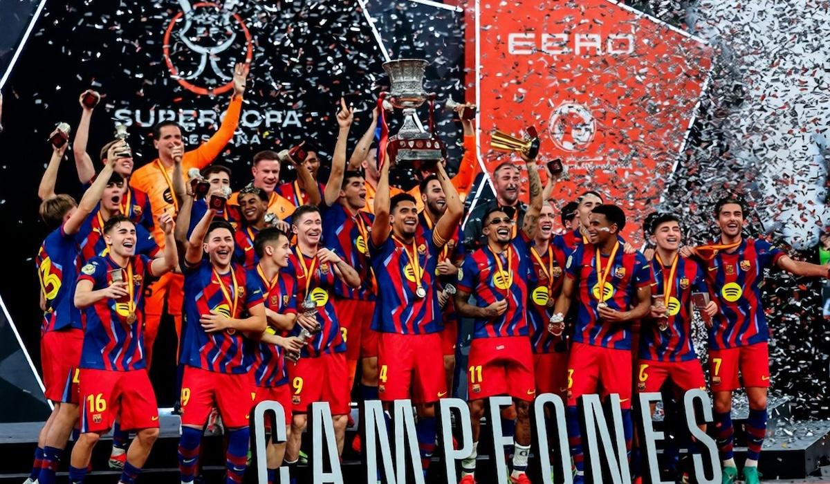 سيناريو مكرر..برشلونه بطلا للسوبر الاسباني على حساب مدريد 