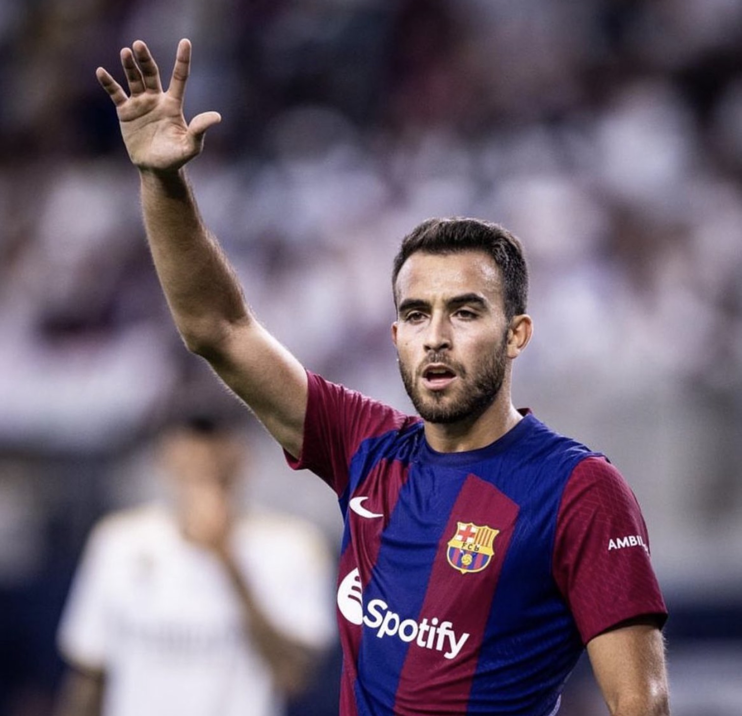 إيريك جارسيا باق في برشلونة