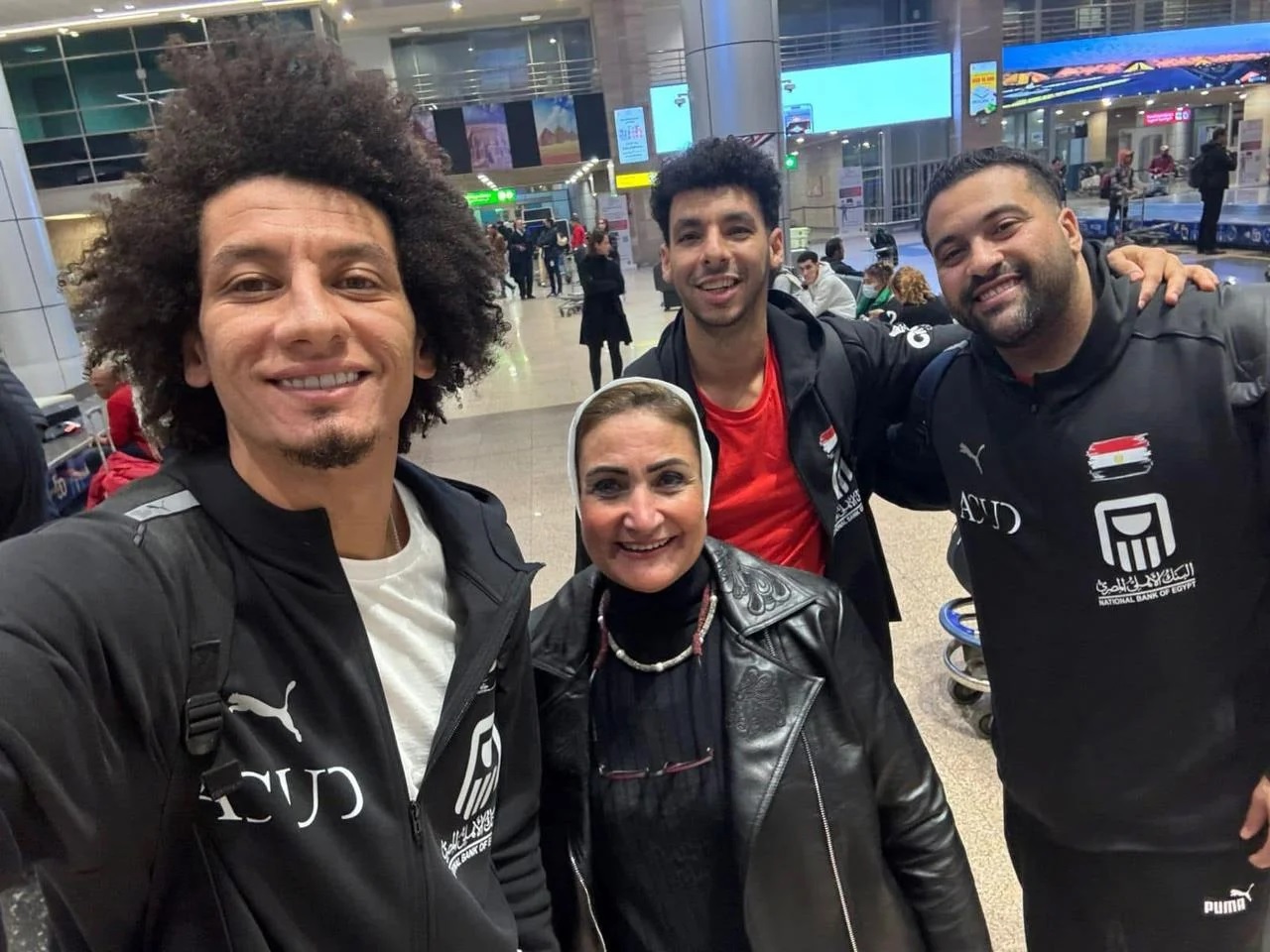 منتخب اليد خامس العالم يصل مطار القاهرة