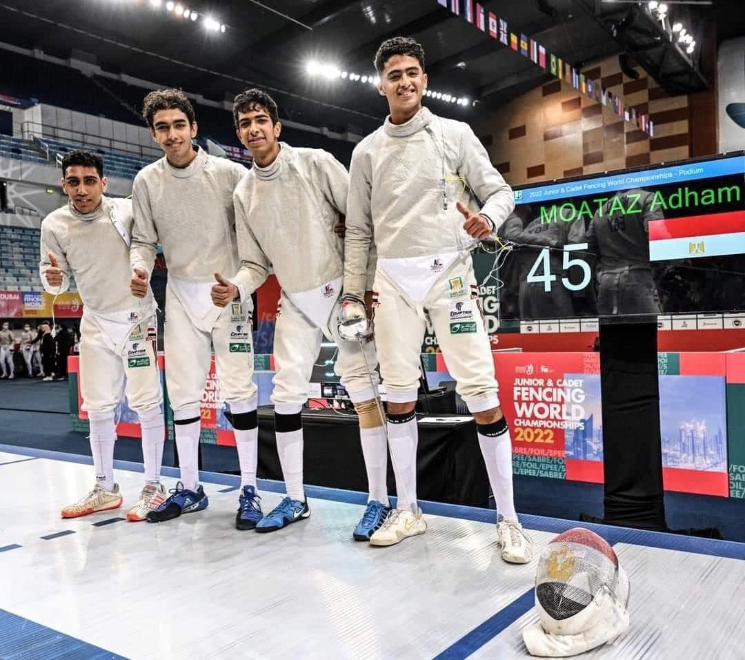 منتخب الناشئين يتوج بذهبية بطولة العالم لسلاح سيف المبارزة