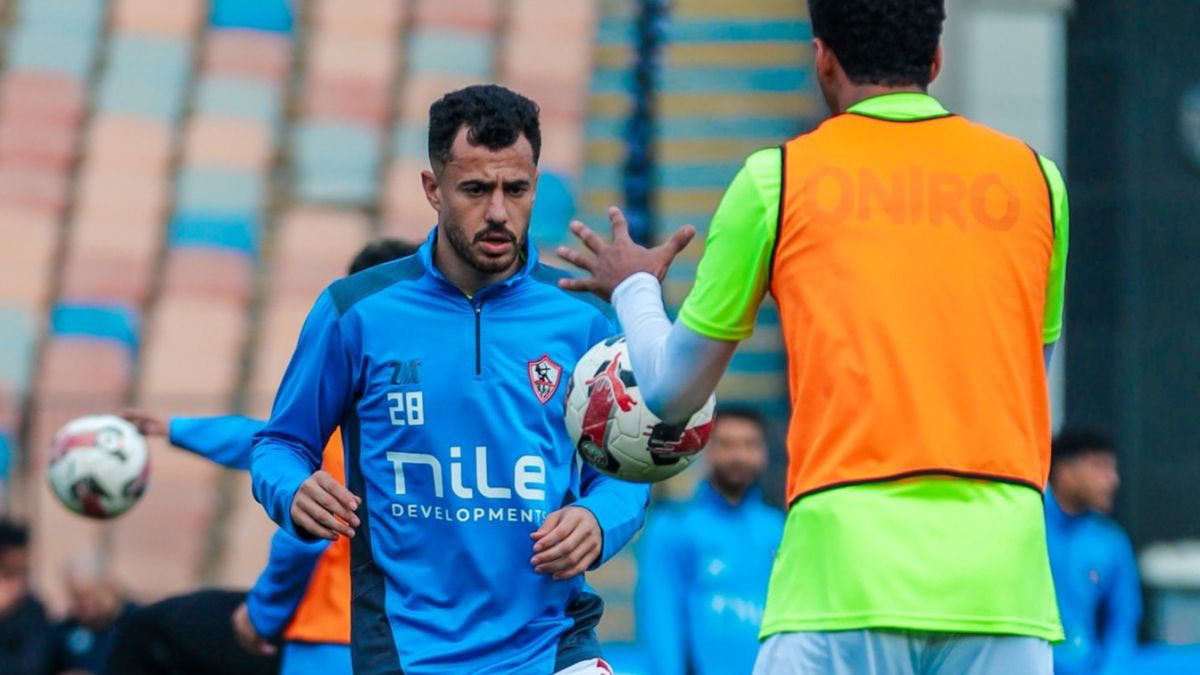 فحص طبي للونش قبل مران الزمالك