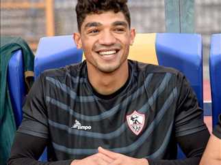 محمد صبحي يحرس مرمى الزمالك ضد سموحه
