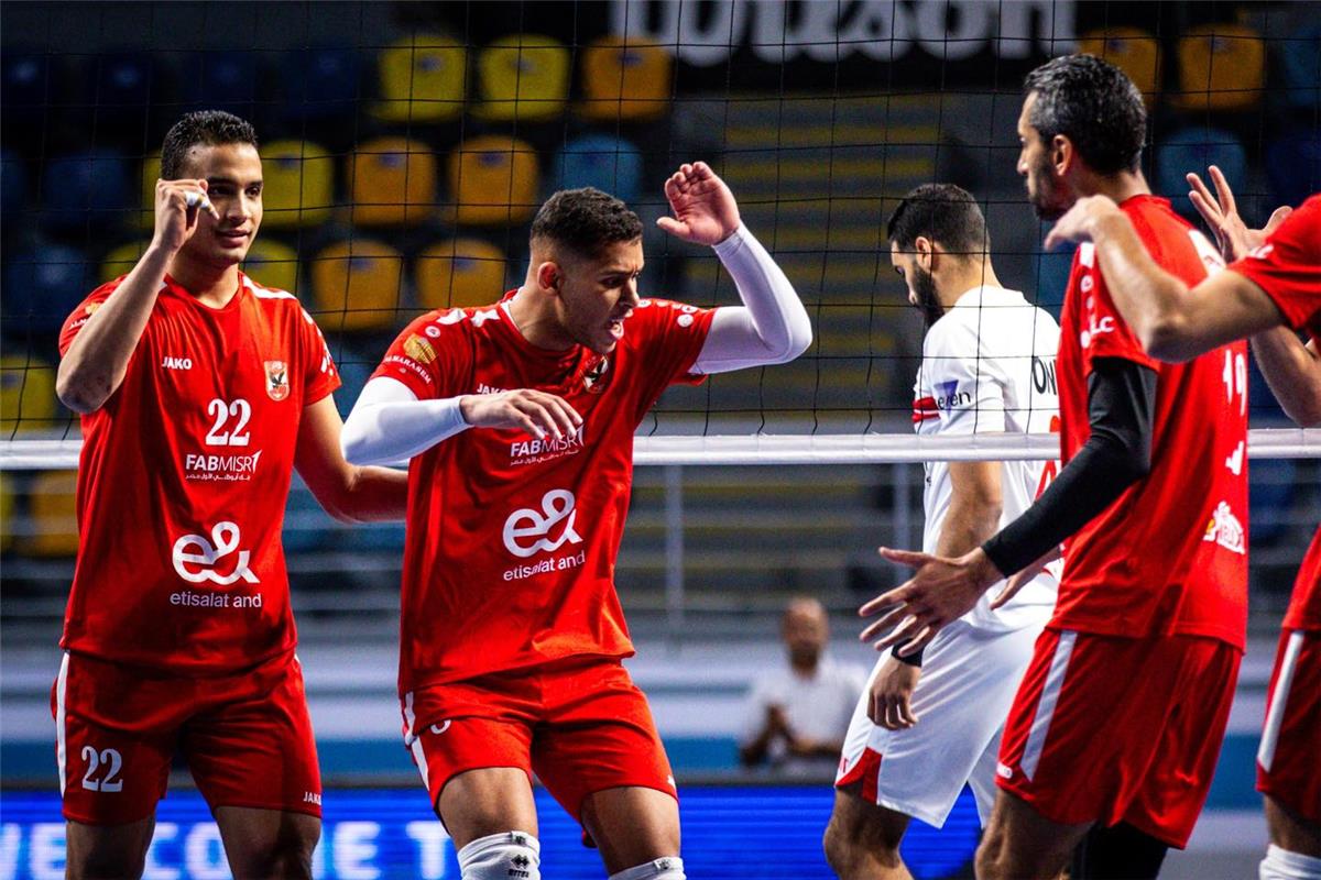 الكرة الطائرة .. الاهلي بطلا لكأس مصر بعد الفوز على الزمالك في النهائي