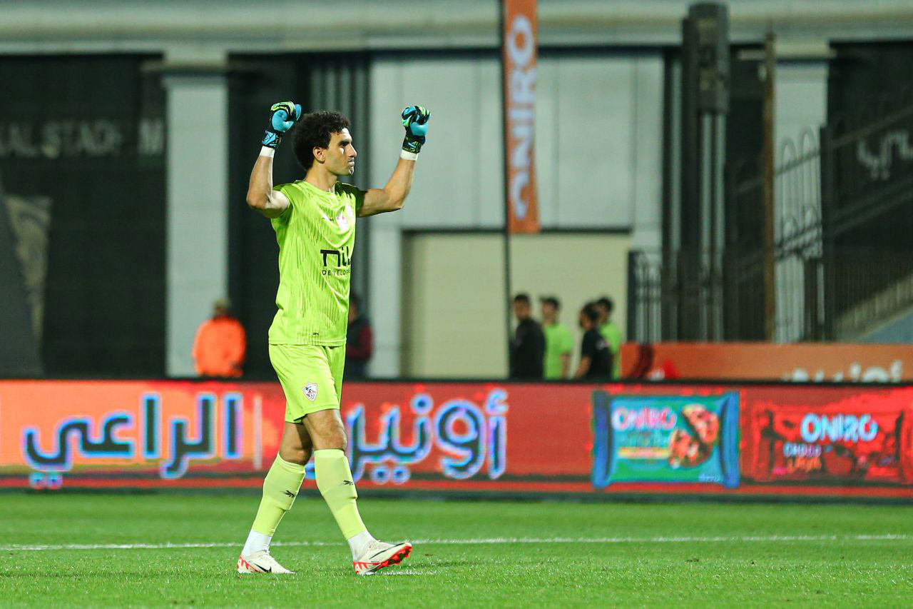 انتظام عواد في مران الزمالك