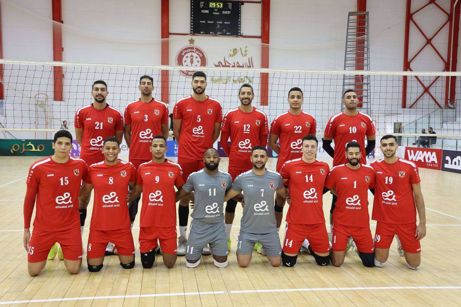 الأهلي يواصل مشواره في بطولة افريقيا للكرة الطائرة