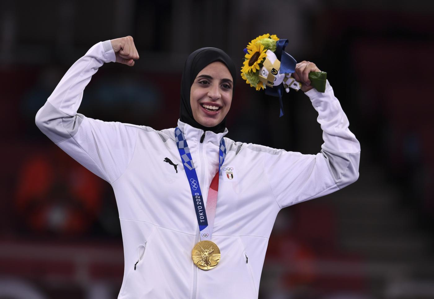 الأهلي يضم البطلة الأولمبية فريال أشرف لدعم فريق الكاراتيه
