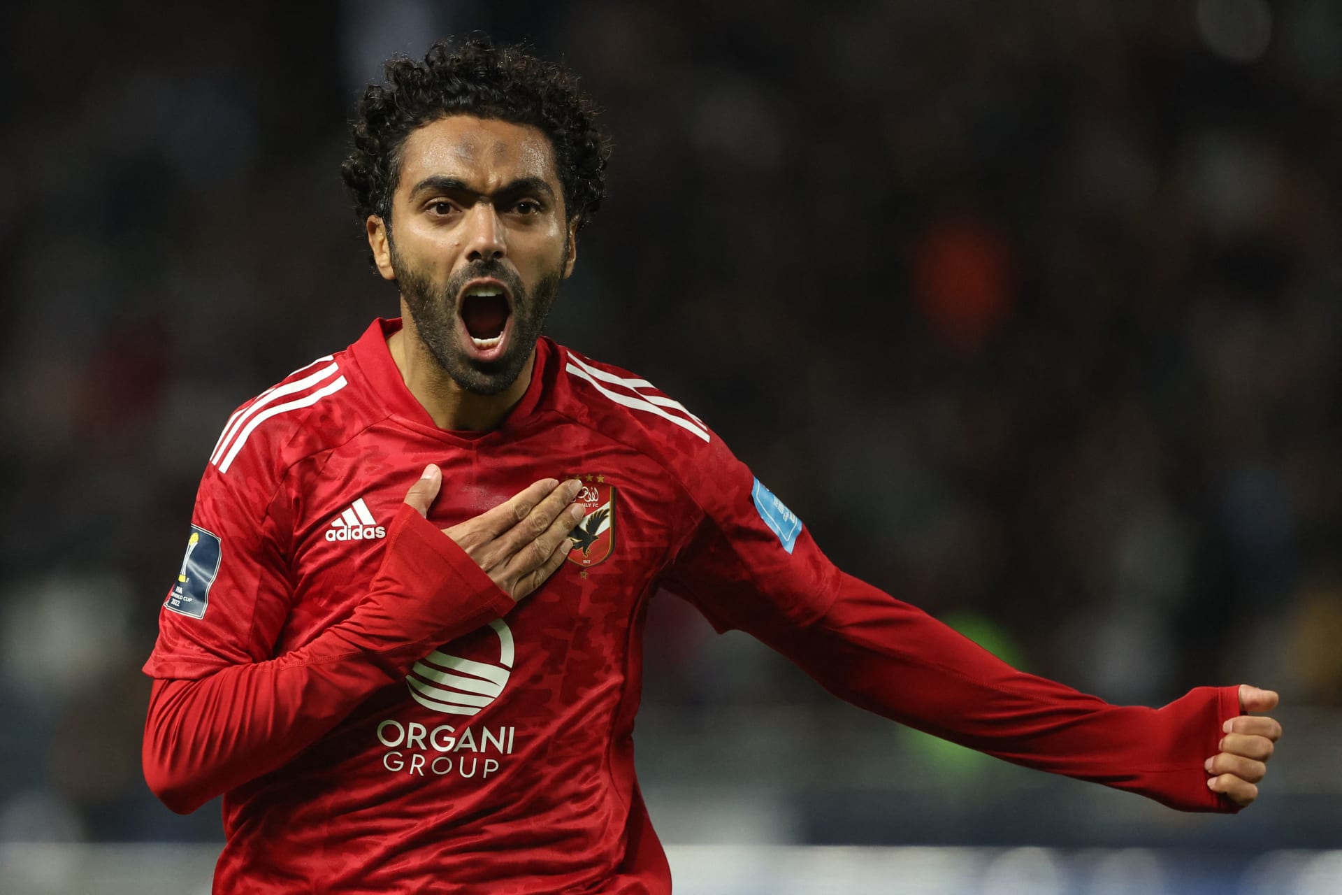 الشحات يؤدي برنامج تأهيلي للتعافي من شد السمانة