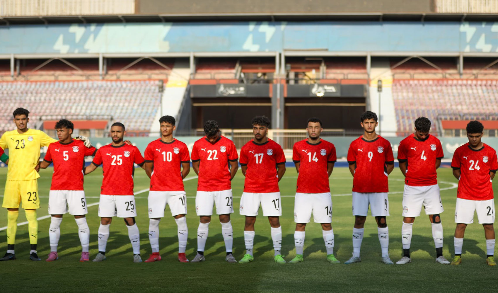 مران أخير لمنتخب الشباب قبل السفر للمغرب