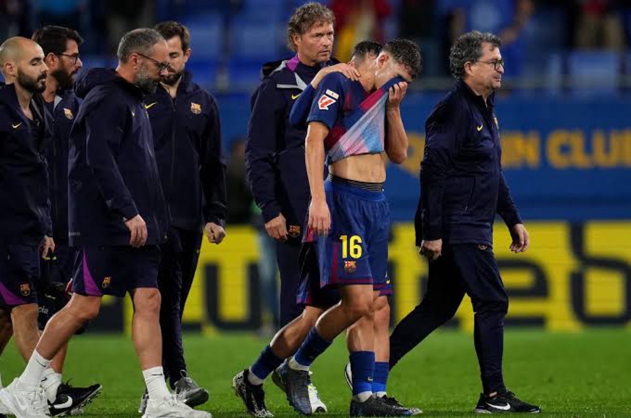 قلق في برشلونة بعد إصابة فيرمين لوبيز