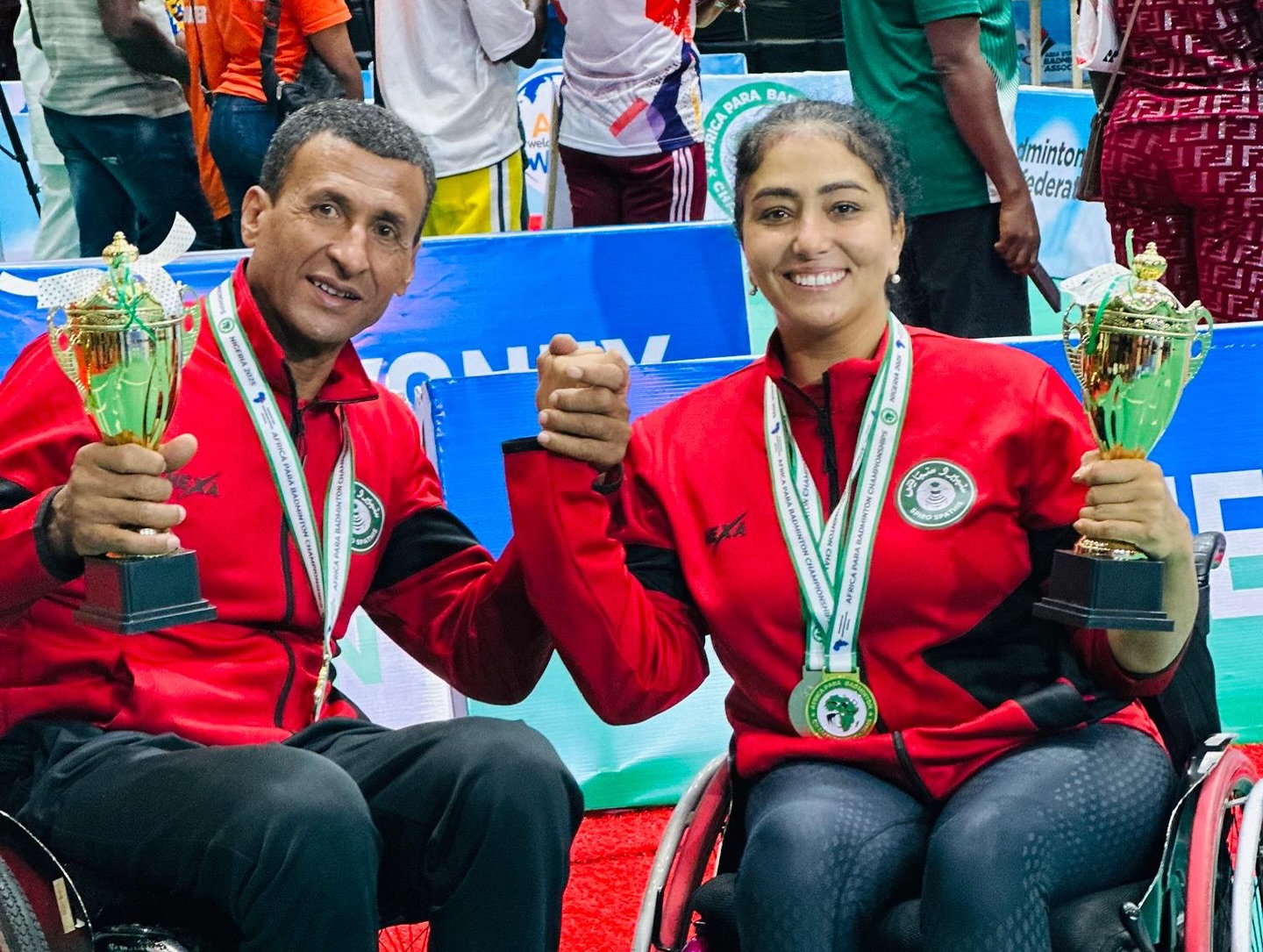 9 ميداليات للريشة البارالمبية ببطولة إفريقيا