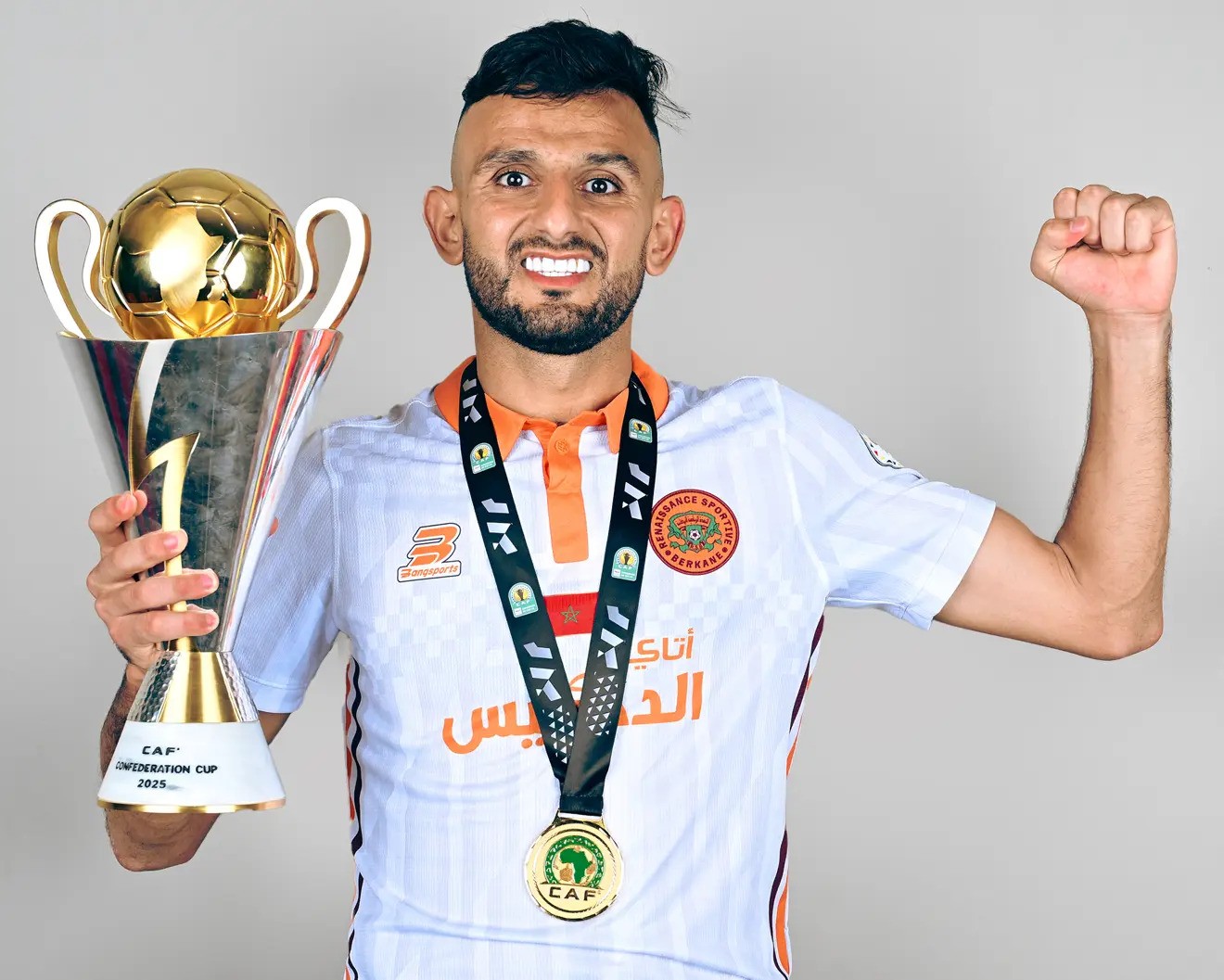 الموساوي لاعب نهضة بركان: بيراميدز من أفضل فرق القارة