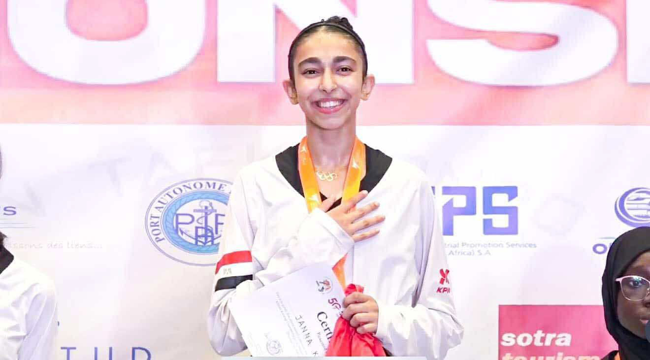 جنى خطاب تحرز برونزية بطولة العالم للتايكوندو