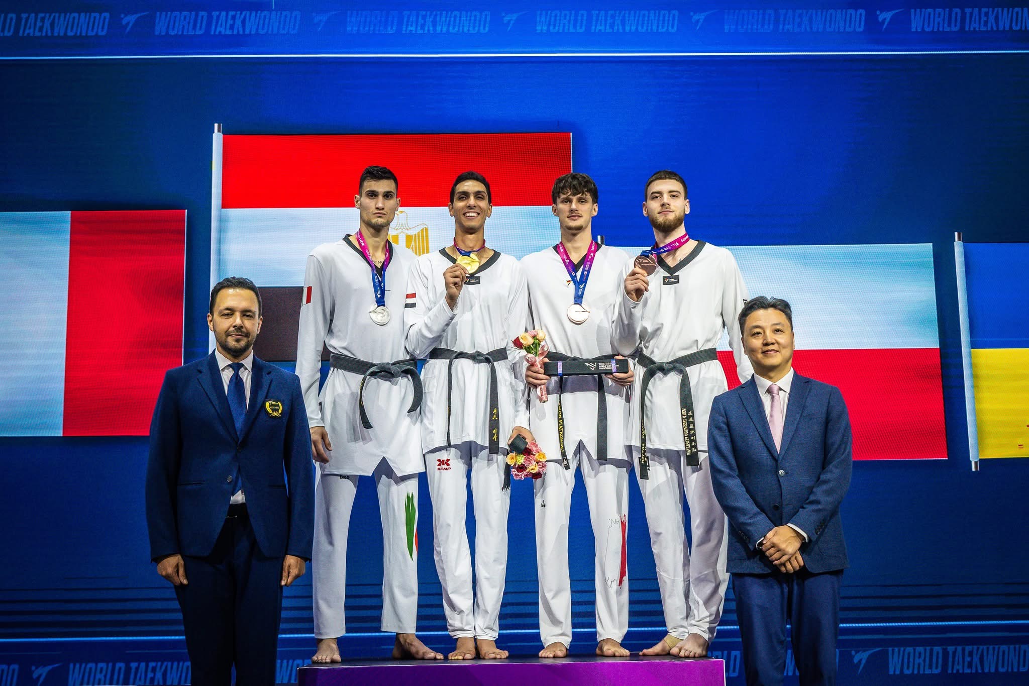 منتخب مصر للتايكوندو يحقق إنجازا تاريخيا ويدخل قائمة الخمسة الكبار في بطولة العالم