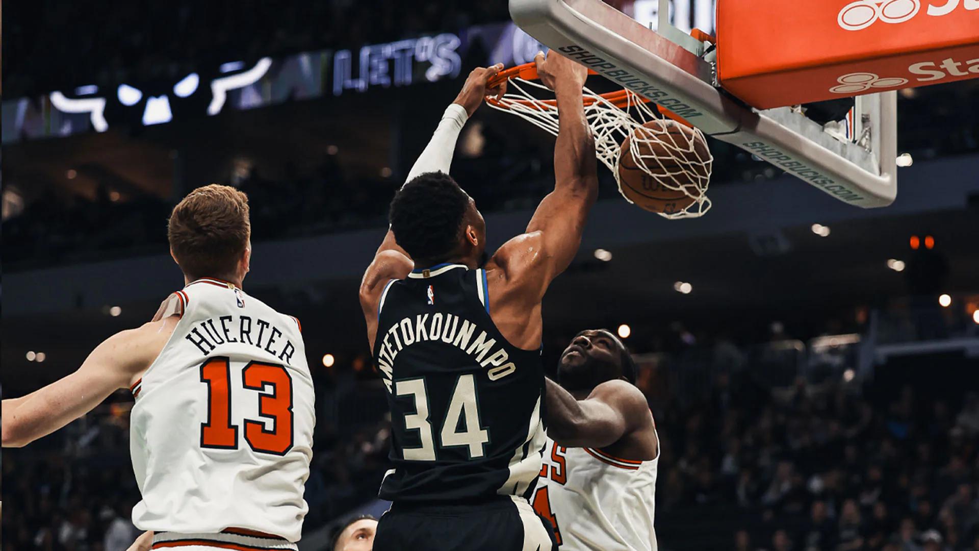 أنتيتوكونمبو يقود ميلووكي باكس لانطلاقة قوية في كأس الدوري الأمريكي لكرة السلة | بالفيديو