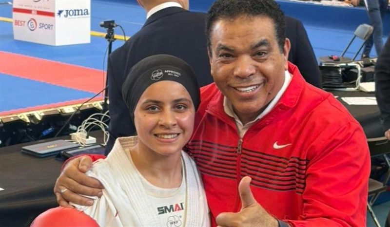 برونزية لآلاء أيمن  في الدوري العالمي للكاراتيه