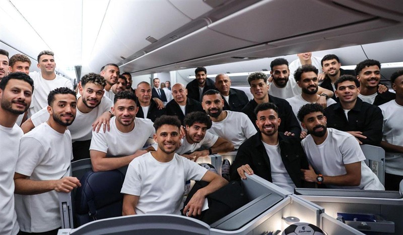 وصول بعثة منتخب مصر إلى أمريكا