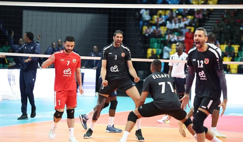 الأهلي بطل إفريقيا للطائرة للمرة 17 بعد الفوز على البوليس الرواندي