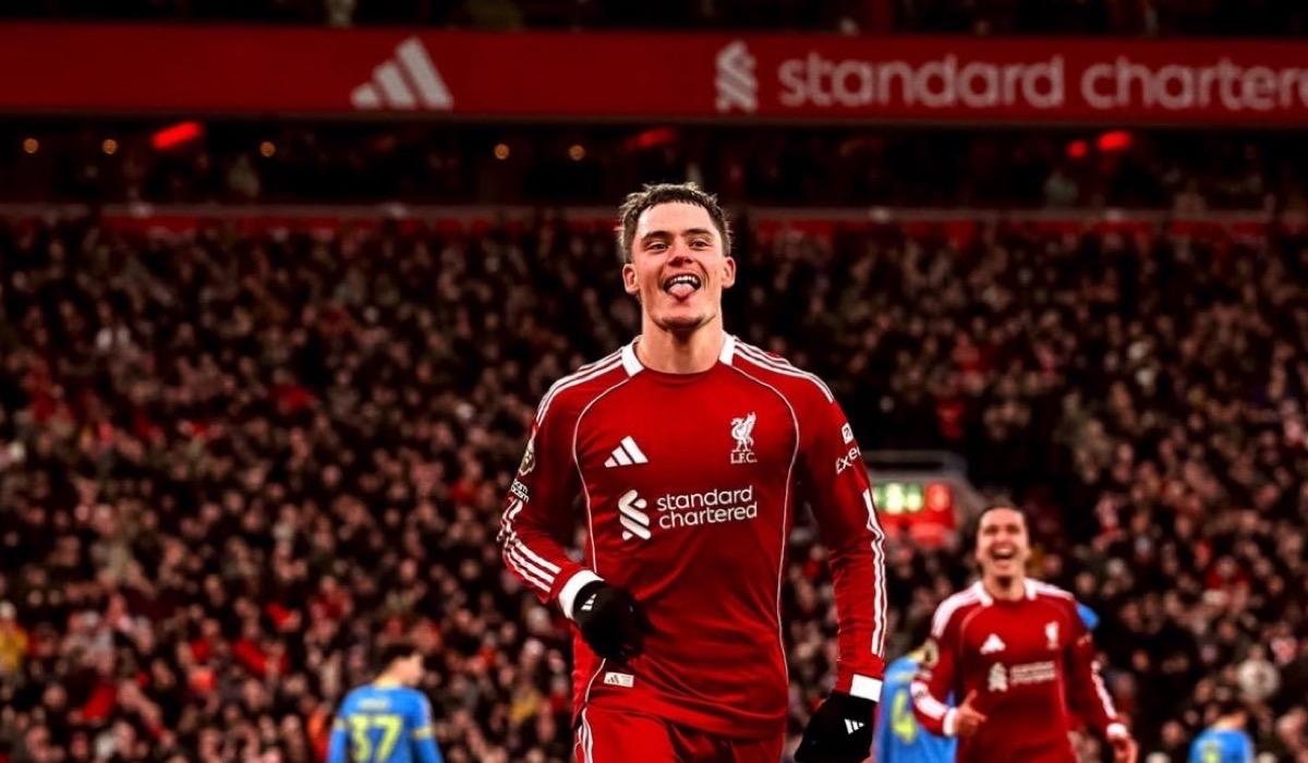 فيرتز: سعيد بأول أهدافي مع ليفربول