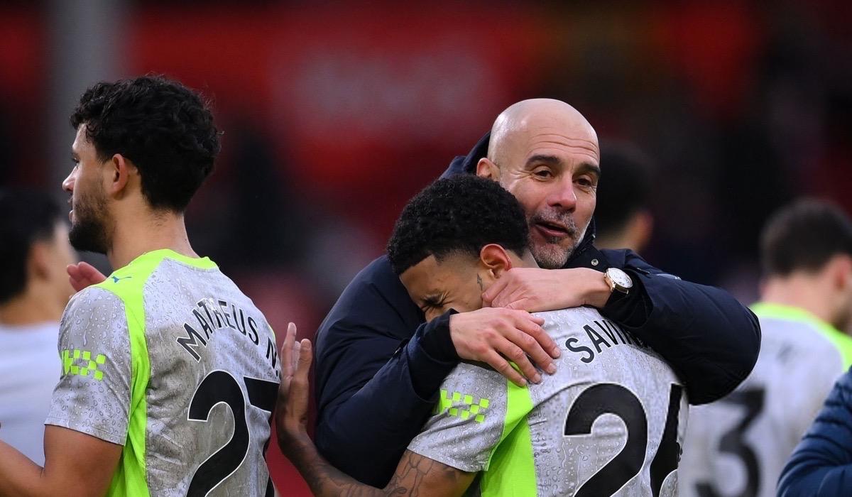 جوارديولا يشيد بمثابرة سافينيو