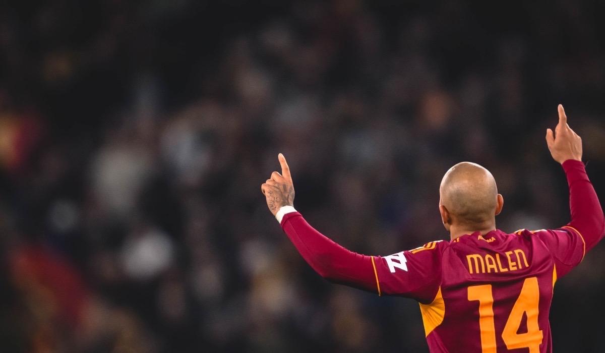 مالين يقود روما للإقتراب من المربع الذهبي