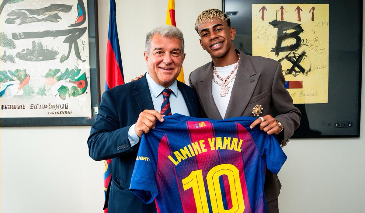 لابورتا: رفضنا بيع لامين يامال لسان جيرمان