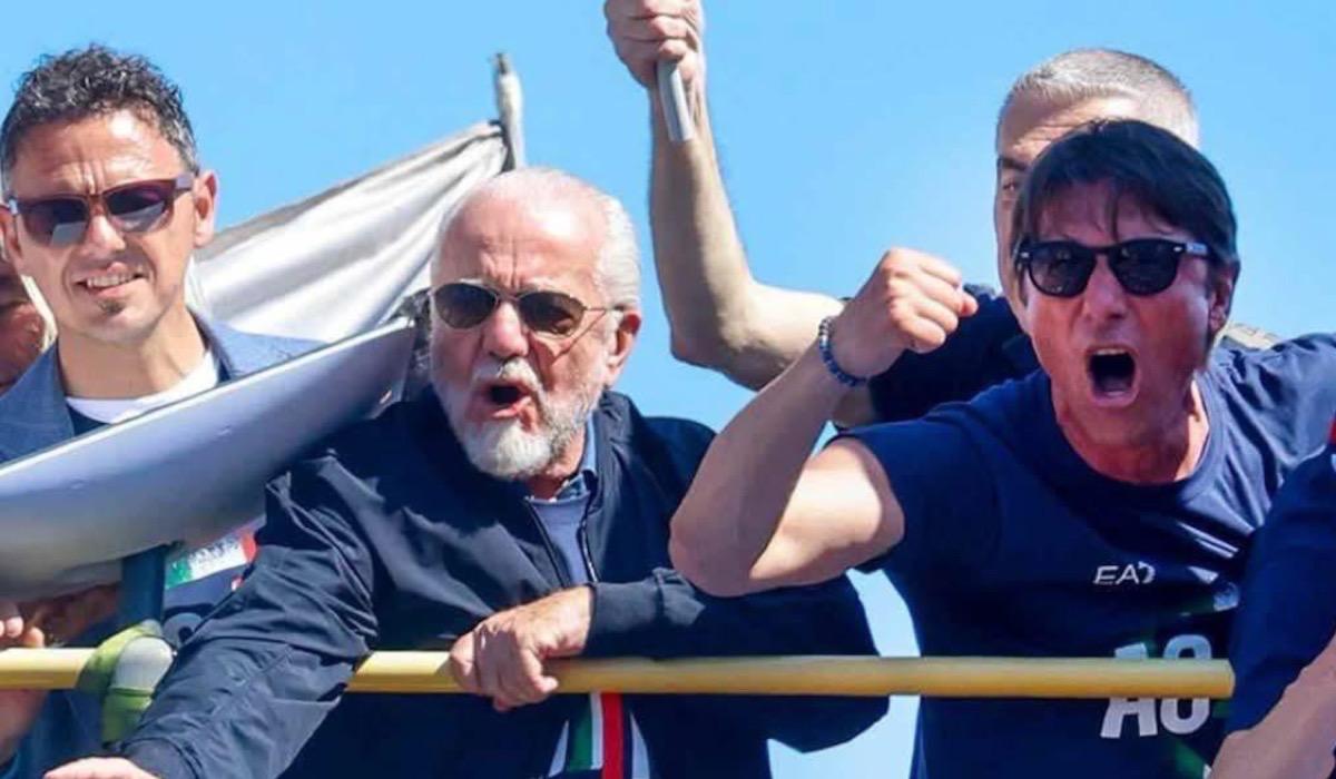 رئيس نابولي يفتح الباب لعودة كونتي لتدريب إيطاليا