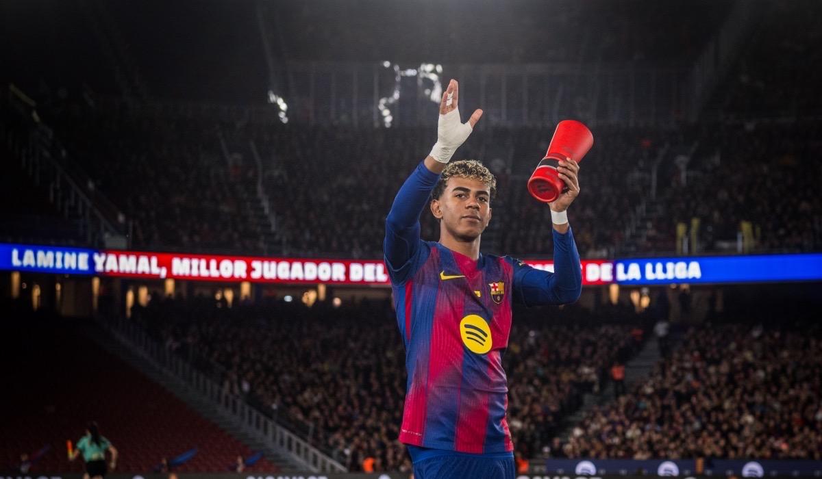 رسمياً: ملك أبريل.. يامال يتوج بجائزة الأفضل بالليجا