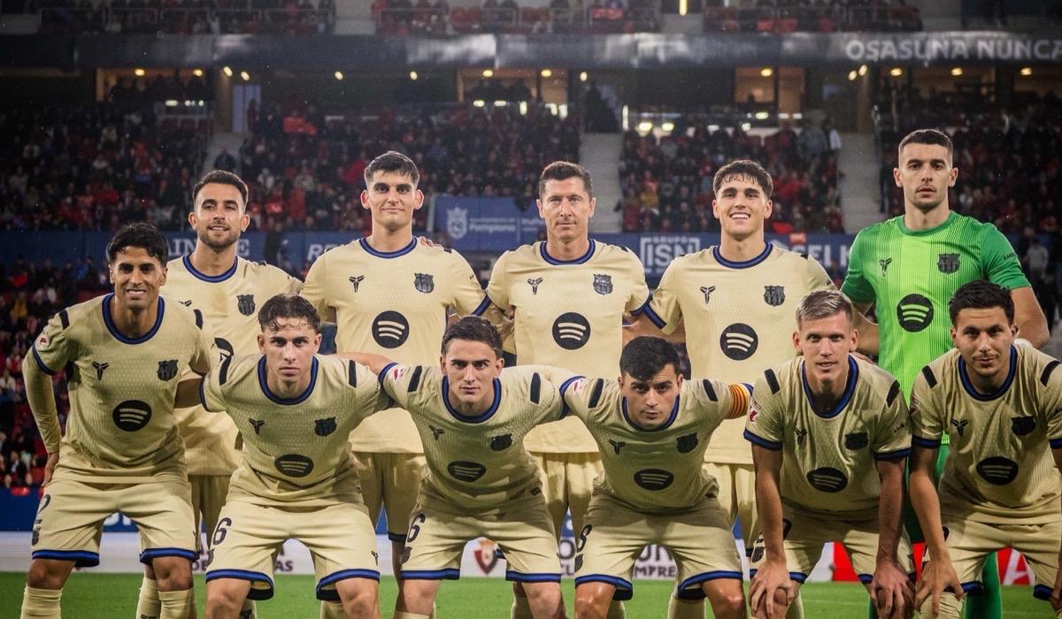 برشلونة يهزم أوساسونا ويقترب من حسم الليجا